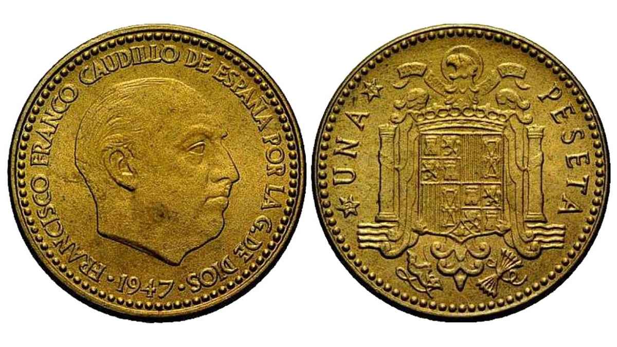 1 peseta de 1947