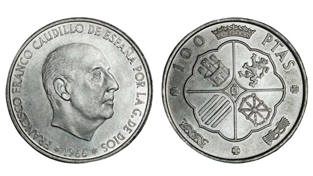 100 pesetas estrella 69