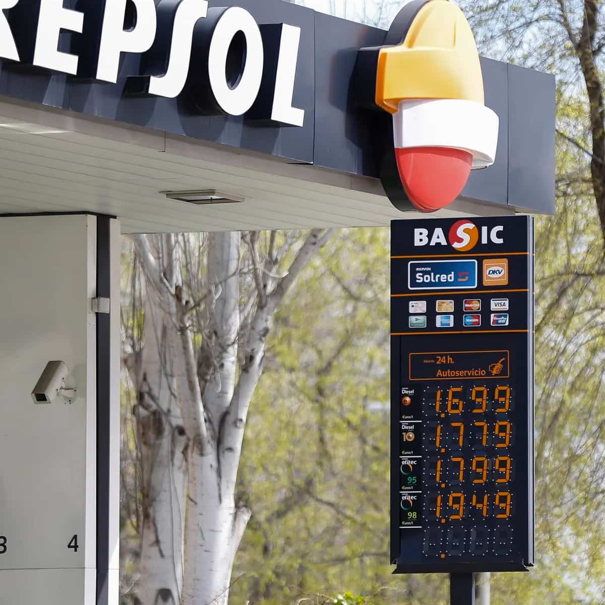 Precios gasolina y diesel en Repsol