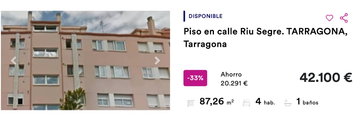 Vivienda de CaixaBank en Tarragona
