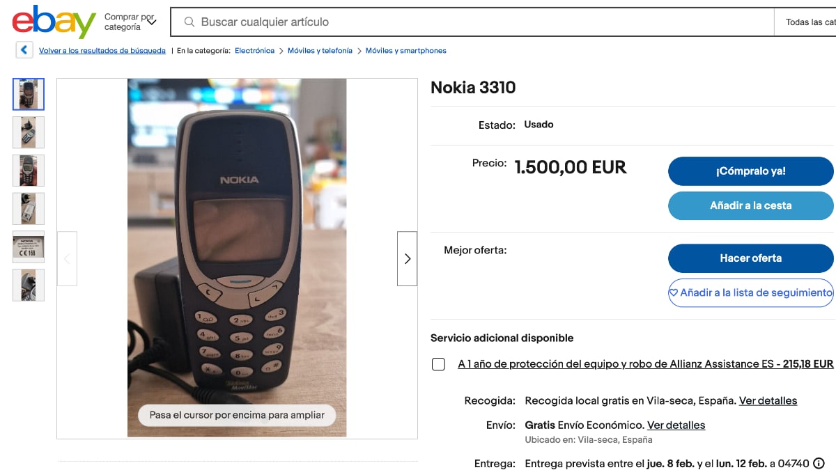 Los teléfonos celulares antiguos que valen hasta 11.000 euros en