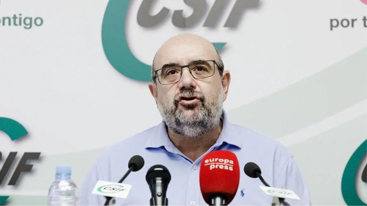 El presidente de CSIF, Miguel Borra
