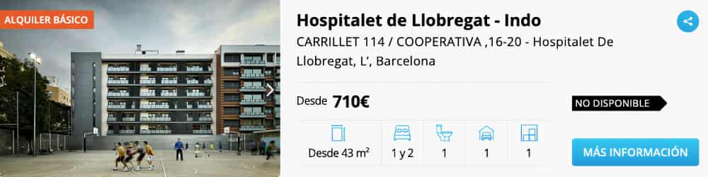 Piso de alquiler L’Hospitalet de Llobregat, Barcelona