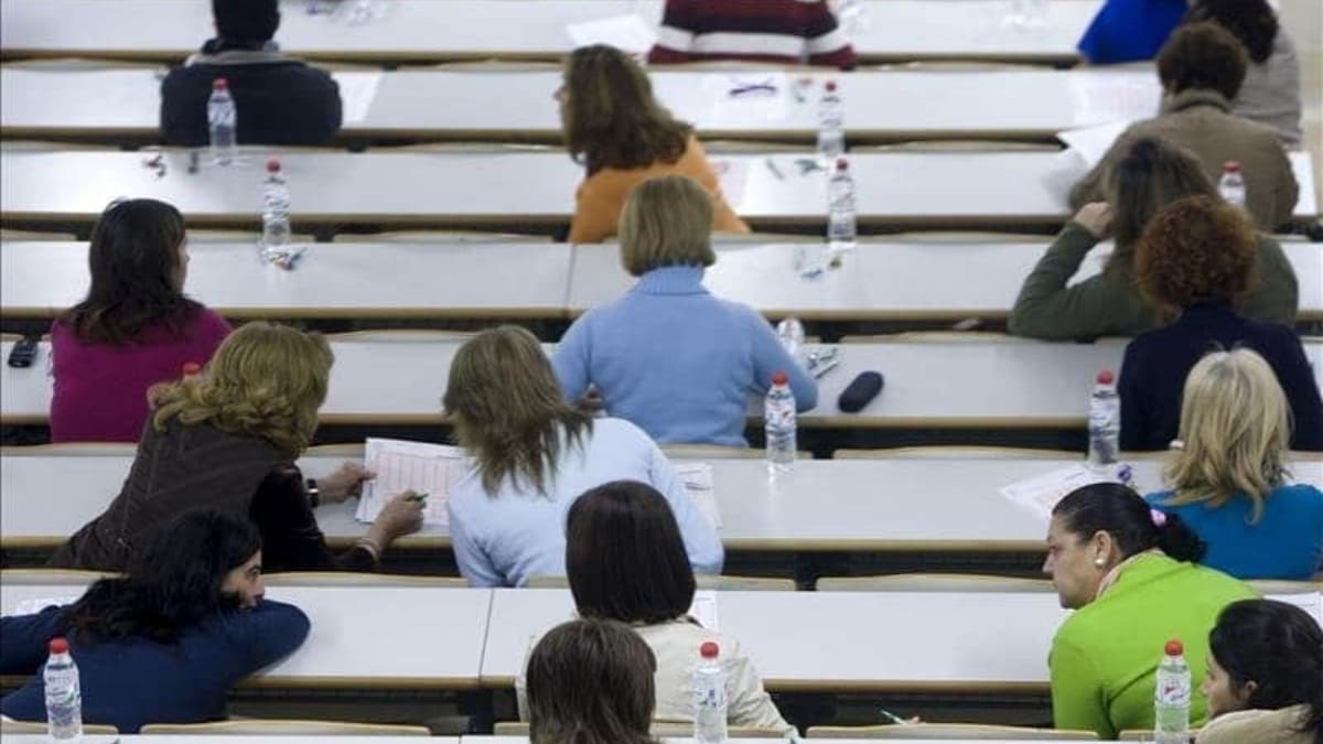 Minutos antes de un examen de oposiciones