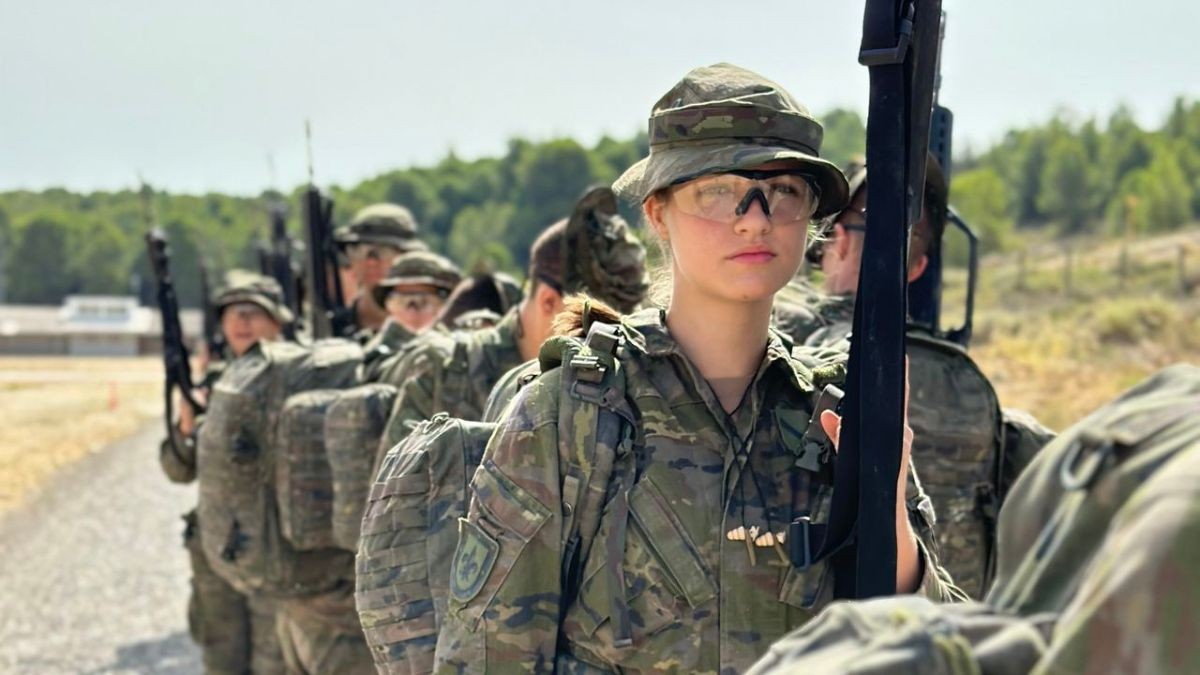 La Princesa Leonor en la Academia Militar de Zaragoza