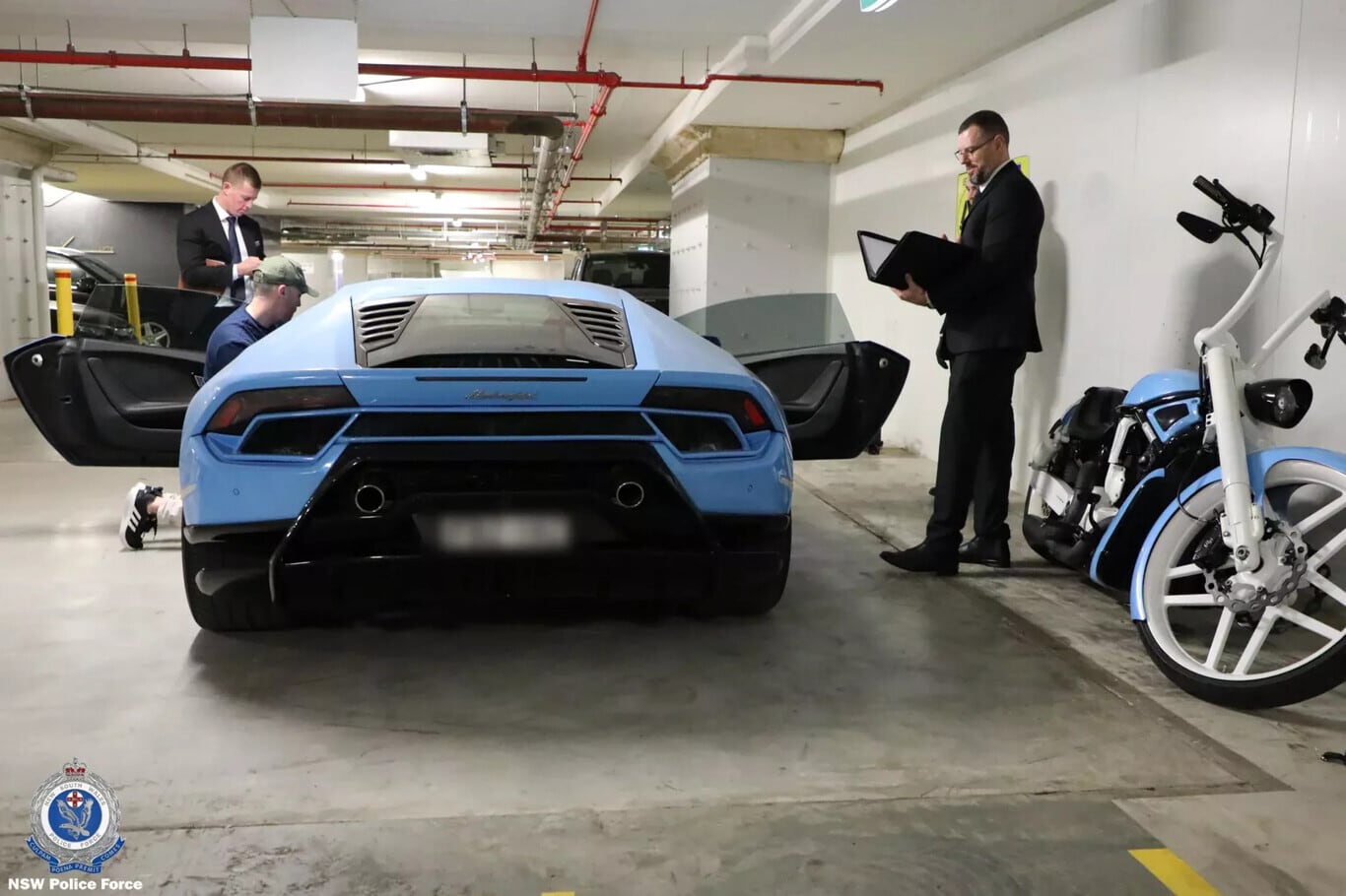 Lamborghini Huracán y Harley-Davidson