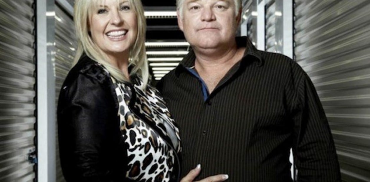 Dan Dotson y su esposa Laura, del programa de TV estadounidense de subastas Storage Wars