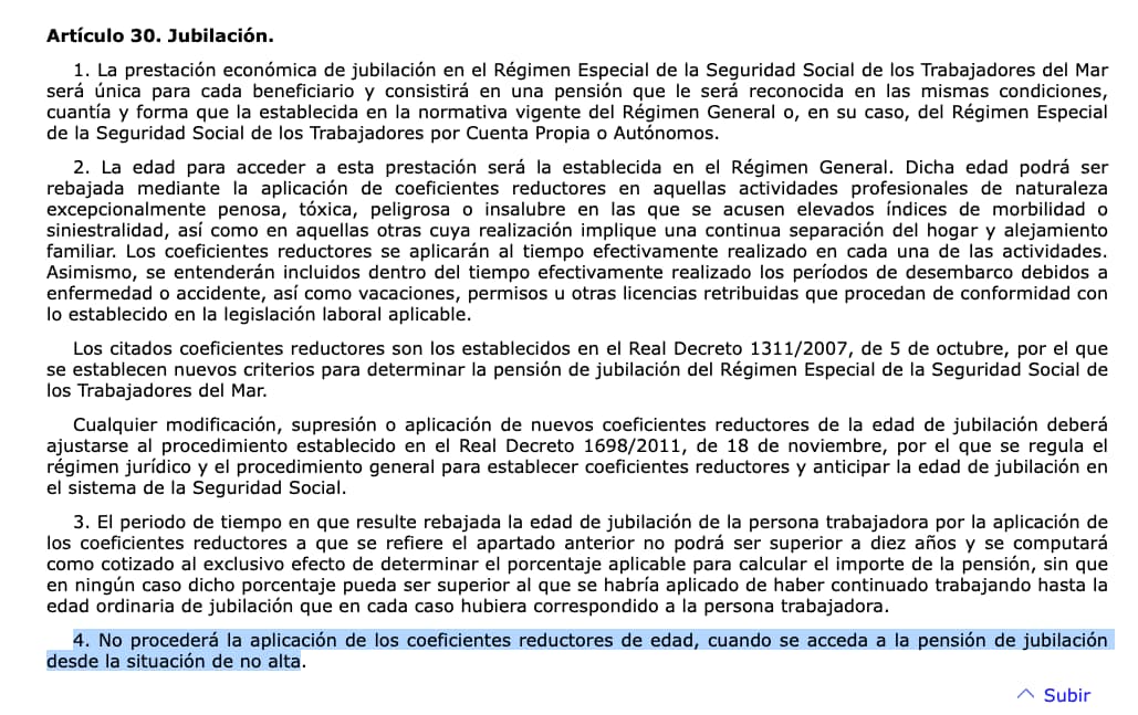 Artículo 30.4 de la Ley 47/2015