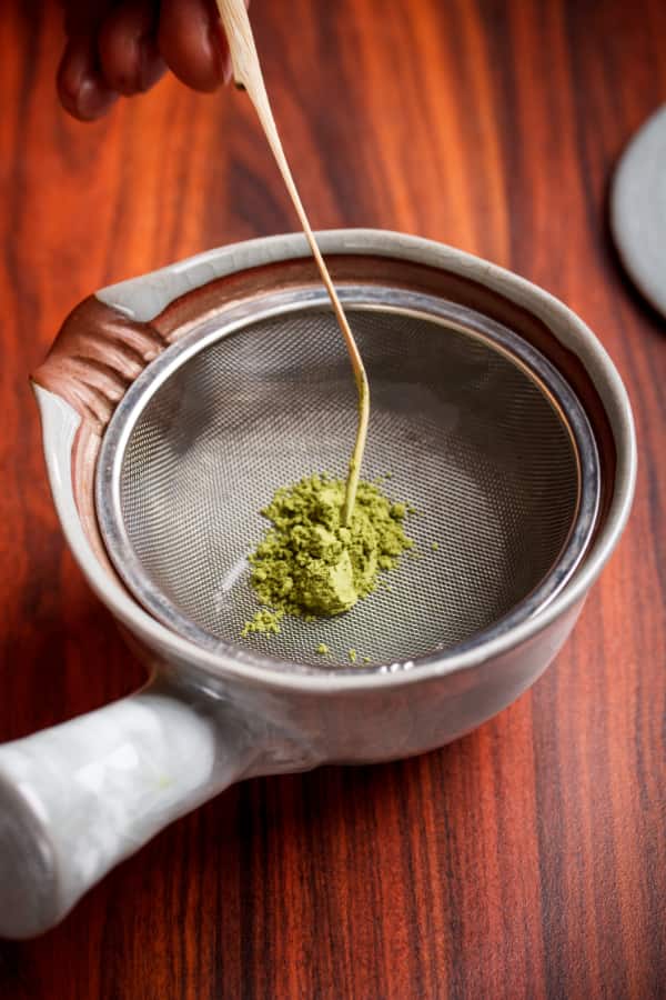 Te matcha infusción