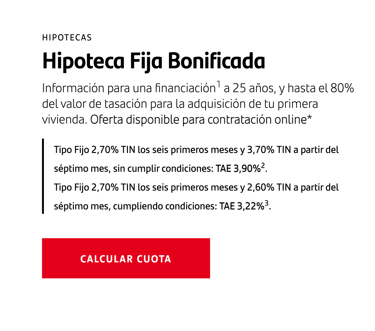 Hipoteca Fija Santander