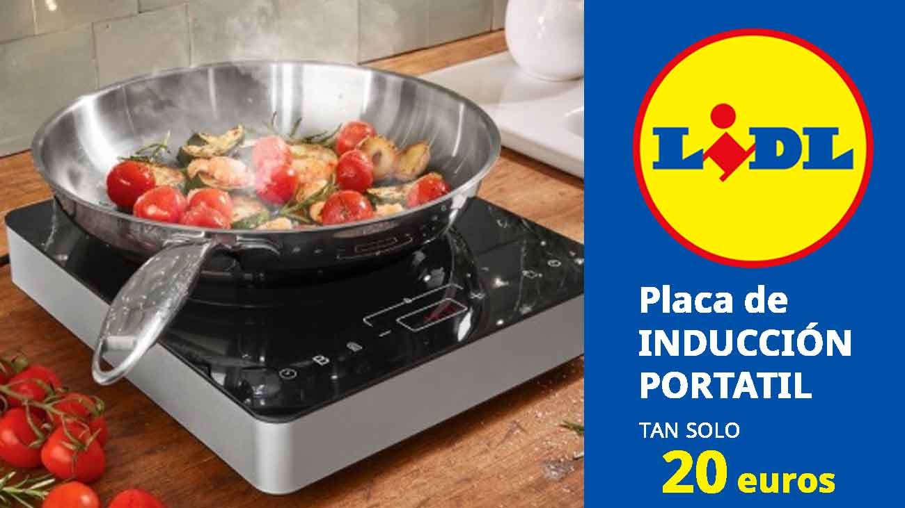 Lidl tiene una nueva placa de inducción portátil y 'low cost' para cocinar  en cualquier lugar