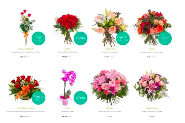 ofertas de flores para regalar en el día de Sant Jordi