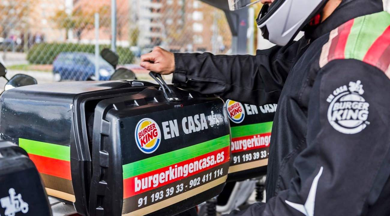 Burger King necesita repartidores y dependientes con incorporación  inmediata para sus restaurantes