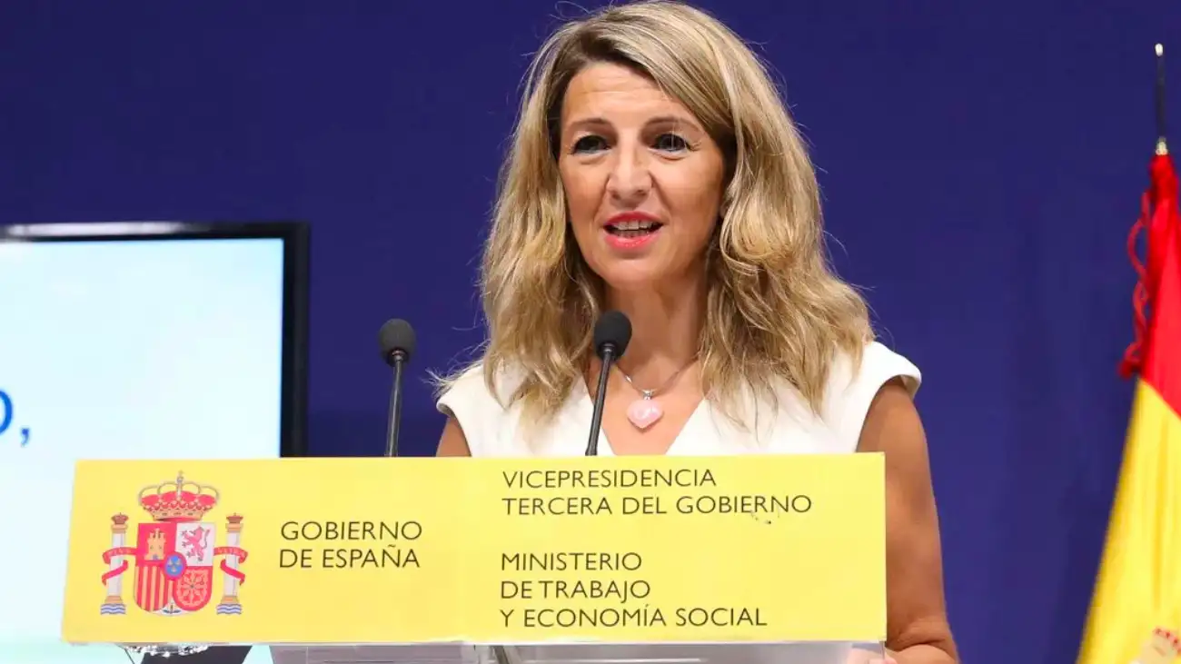 Ministra de Trabajo y Economía Social y Vicepresidenta tercera del Gobierno de España, Yolanda Díaz