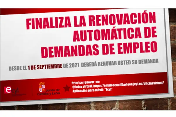 Ecyl finaliza la renovación automática de demandas de empleo