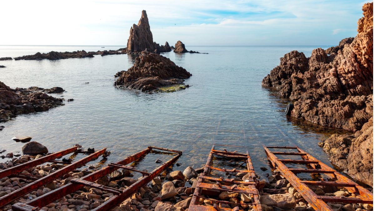 Arrecife de las sirenas, en Cabo de Gata.