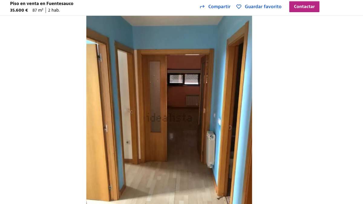 Piso en venta en La Guareña, Zamora por un precio de 35.600 euros