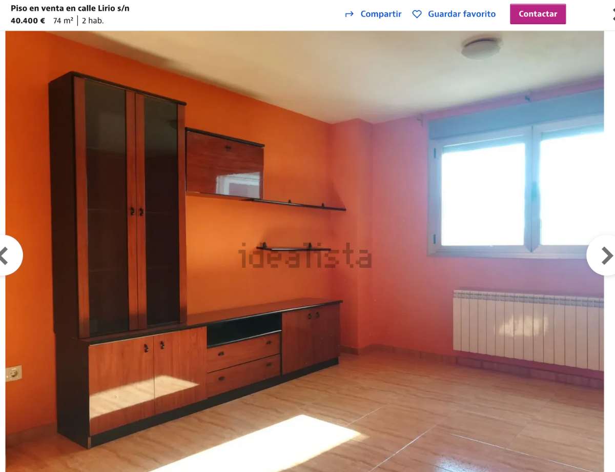 Piso en venta en Carrión de Calatrava por un precio de 40.400 euros