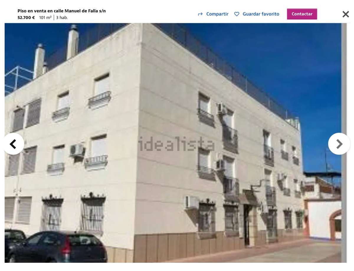 Piso en venta en Bailén por un precio de 52.700 euros