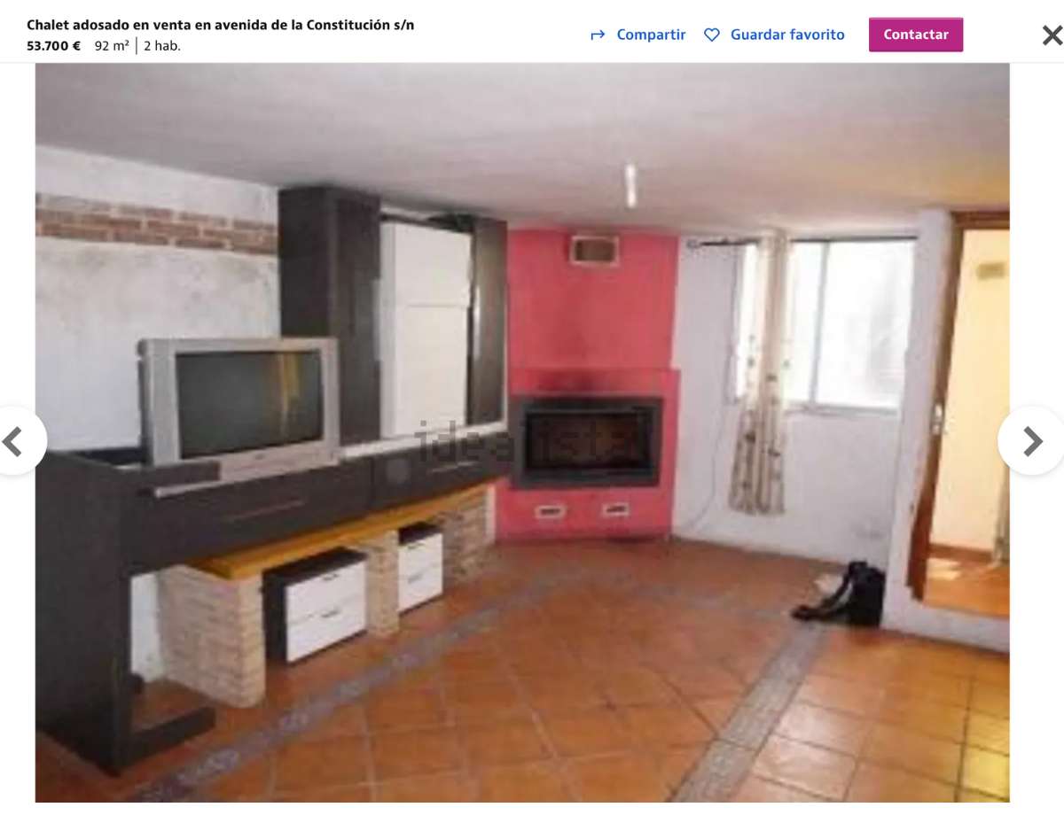 Chalet adosado en Villalba de la Sierra por un precio de 53.700 euros