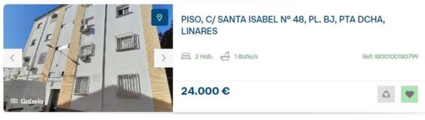  Piso en venta en Linares