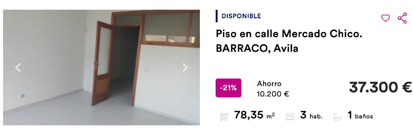 Vivienda de BBVA en Barraco