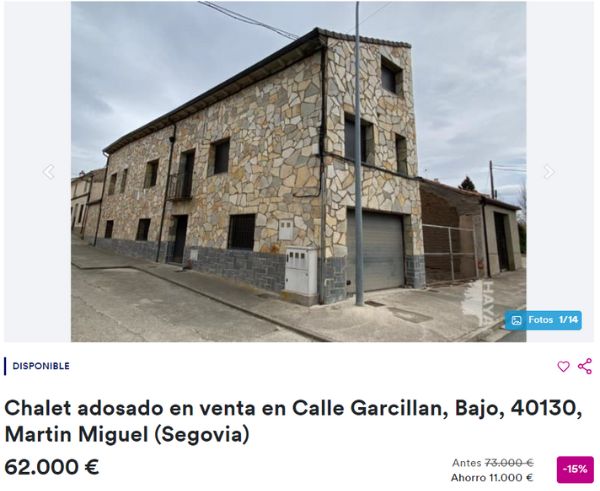 Casa en Martin Miguel por un precio de 62.000 euros