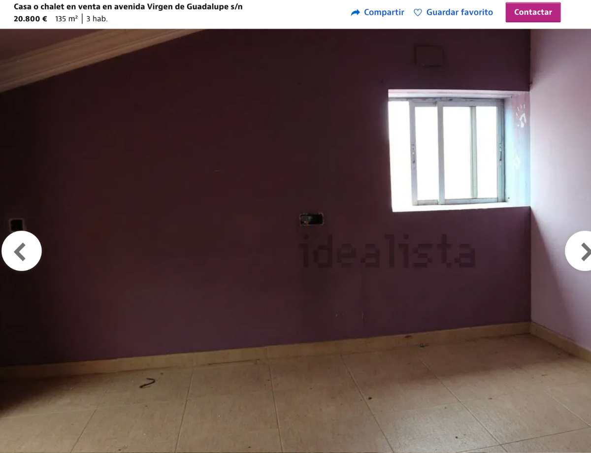 Casa o chalet en venta Santiago del Campo (Cáceres) por un precio de 20.800 euros