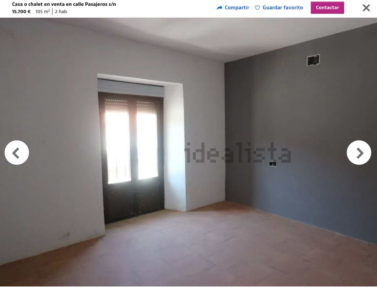 Casa o chalet a la venta en Zorita (Cáceres) por un precio de 15.700 euros 