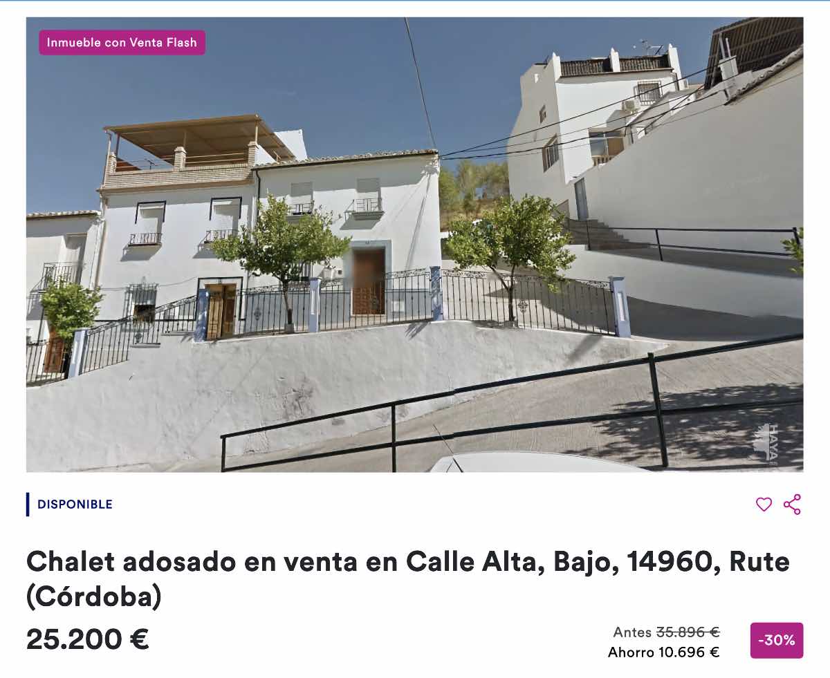 Chalet adosado en Rute | Haya Inmobiliaria