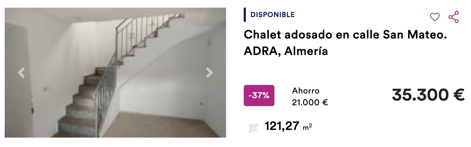 Chalet adosado de BBVA en Adra, Almería