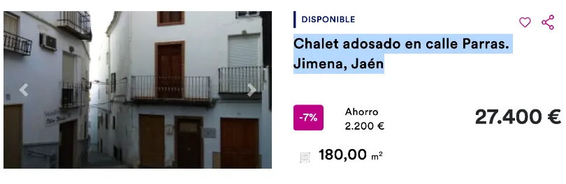 Chalet en Jimena, en Jaén