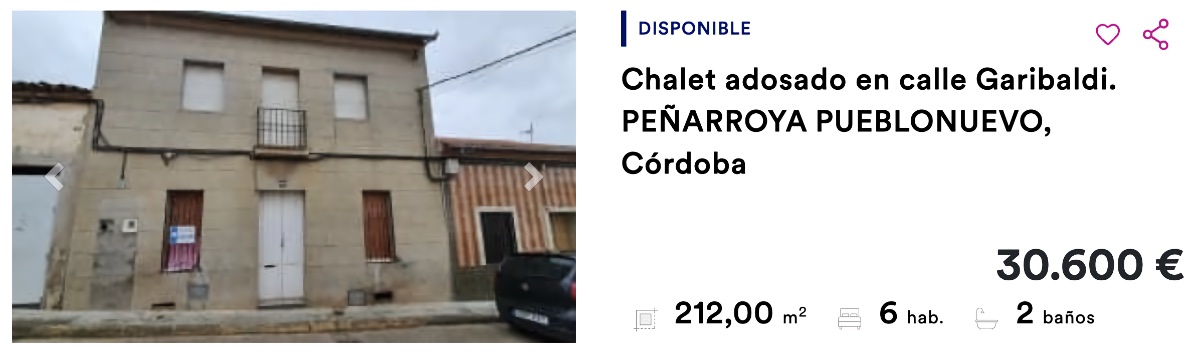Chalet en Peñarroya