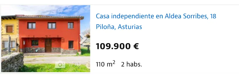 Chalet en Piloña, en Asturias