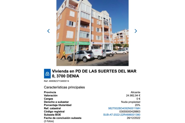 Piso Denia, Alicante