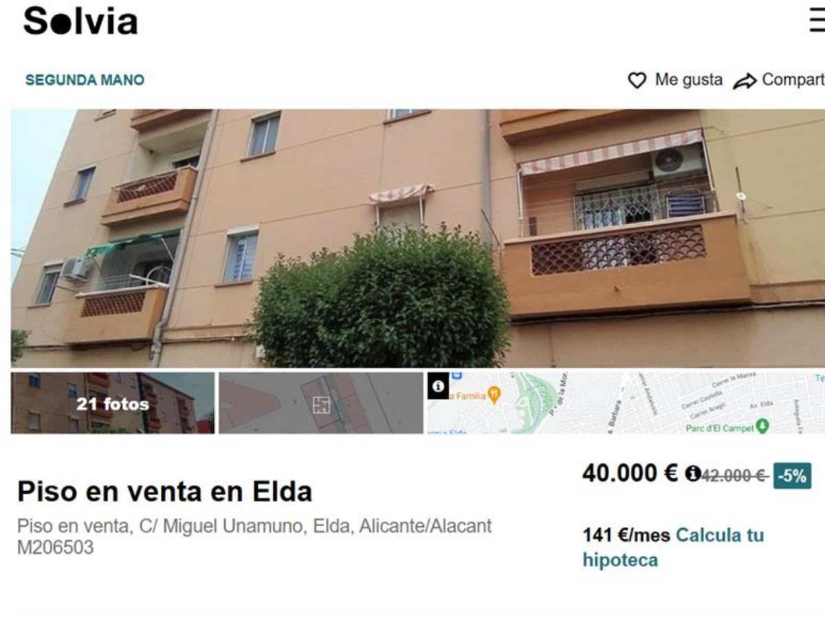 vivienda en venta en elda de solvia