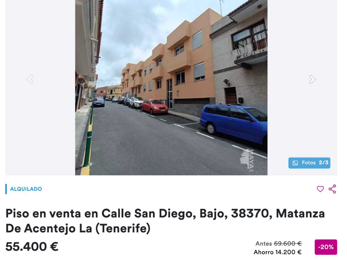 Piso en venta en a Matanza de Acentejo (Tenerife)