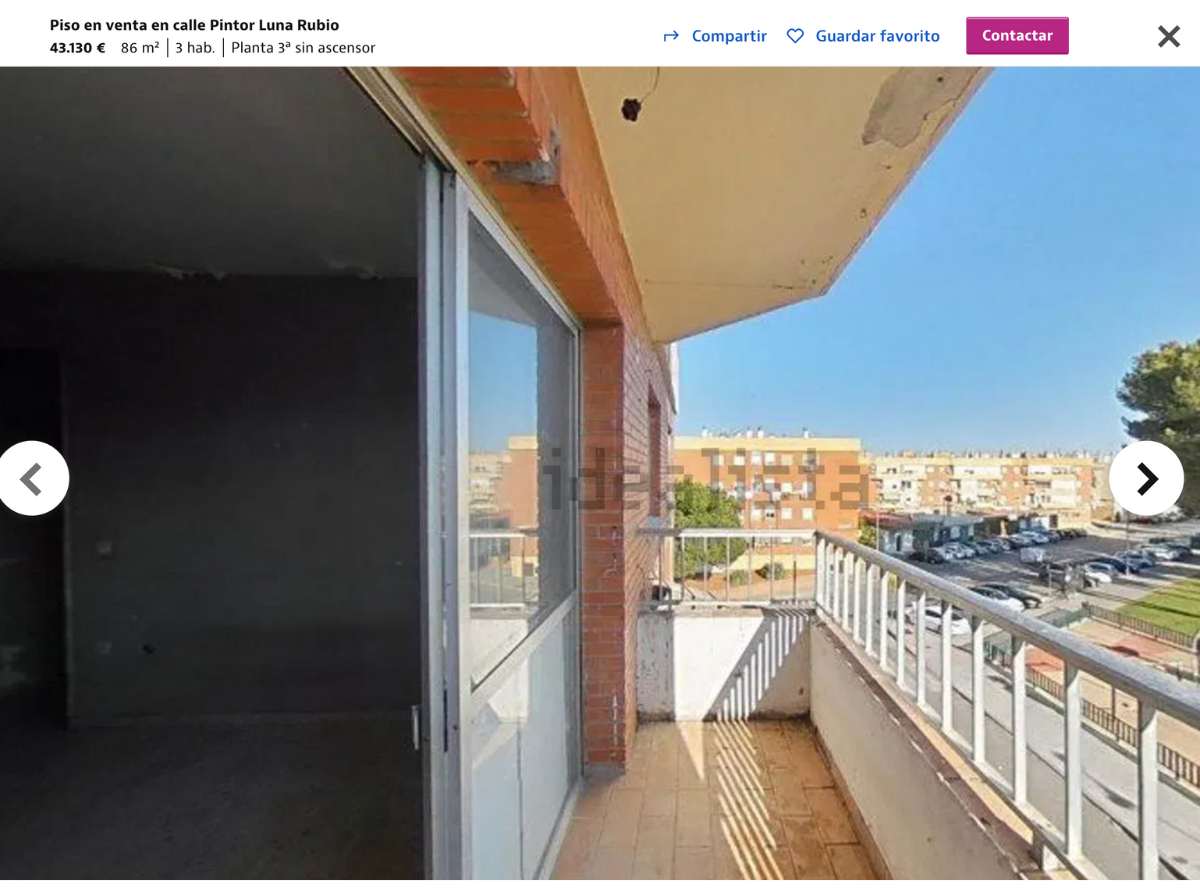 Piso en venta en Alcalá de Guadaíra por 43.130 euros