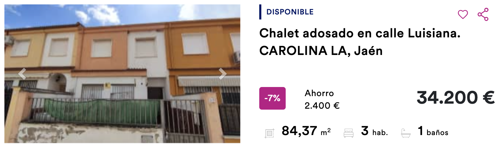 Chalet en La Carolina, en Jaén