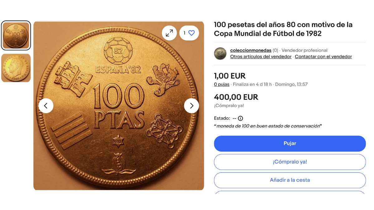 Moneda de 5 pesetas de 1982