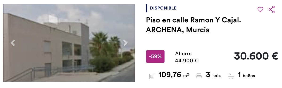 Piso en Archena Murcia