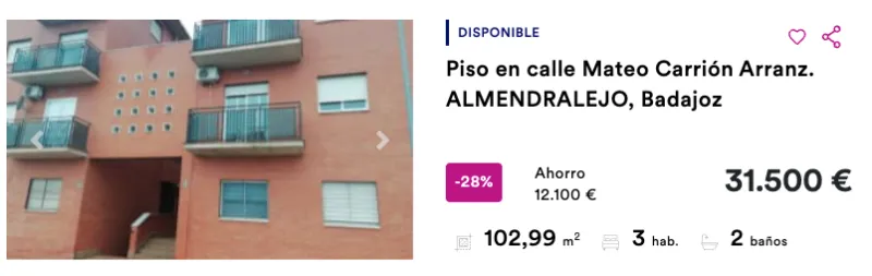 Piso en Badajoz en venta