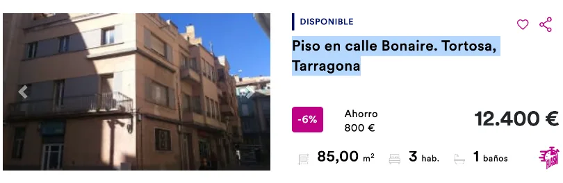 Piso CaixaBank en Tortosa