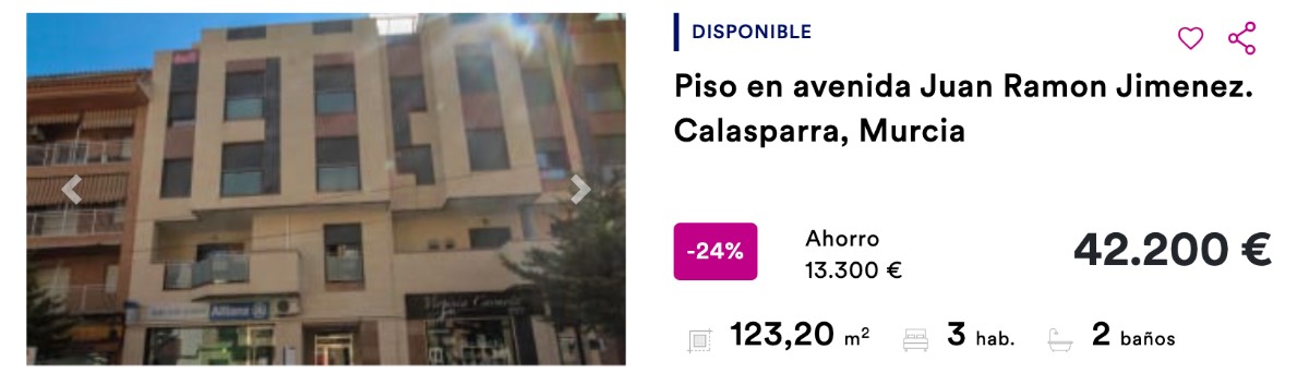 Piso en Calasparra, en Murcia