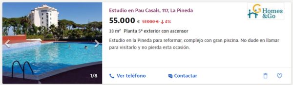 Piso en venta en Laredo por 45.000 euros
