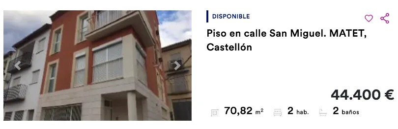 Piso en Matet, en Castellón