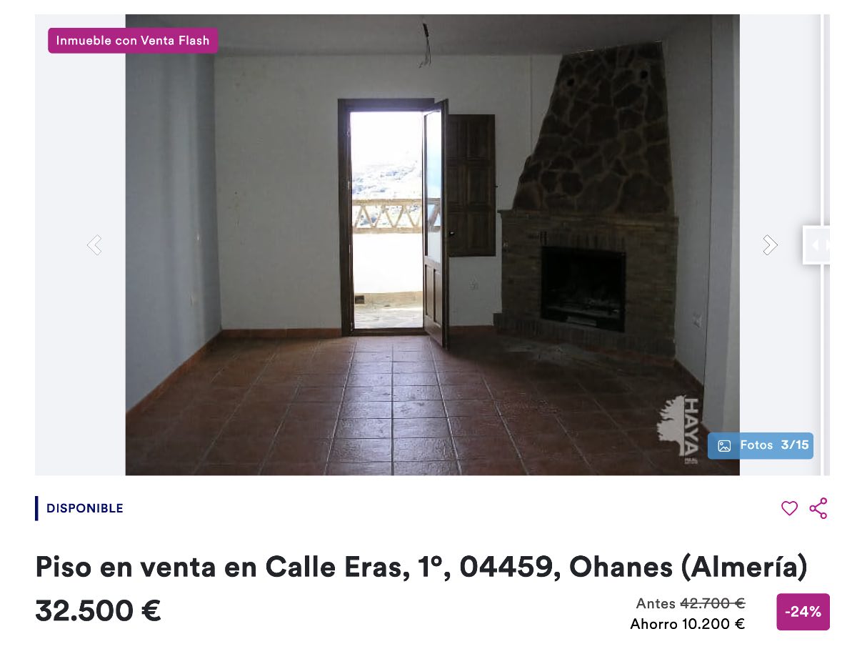 Piso en venta en Ohanes | Haya Inmobiliaria