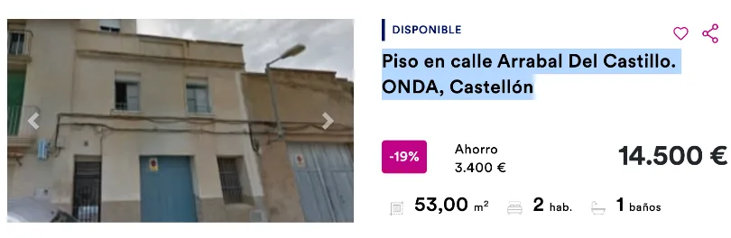 Piso en Onda, en Castellón
