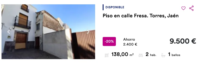 Piso barato de CaixaBank en Torres, en Jaén