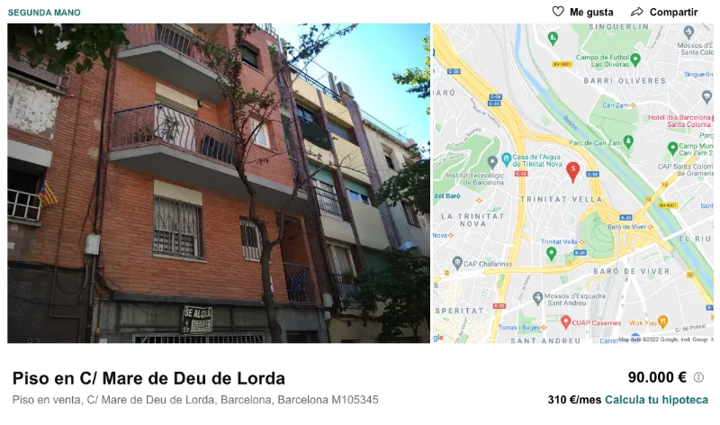 Piso en venta en Barcelona en calle Mare de Deu de Lorda